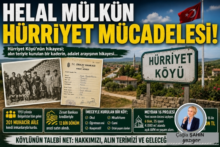 HELAL MÜLKÜN HÜRRİYET MÜCADELESİ!