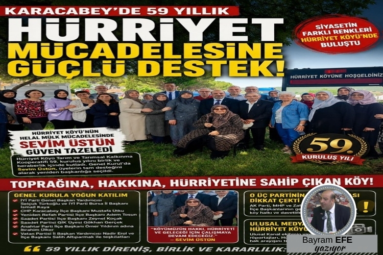 KARACABEY’DE 59 YILLIK HÜRRİYET MÜCADELESİNE GÜÇLÜ DESTEK!